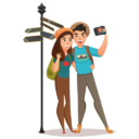 Traveler Couple